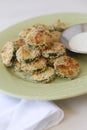 Crispy Zucchini Rounds Royalty Free Stock Photo