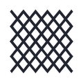 Criss-Cross Diamond Mesh Grid Pattern, vector design Generative AI Royalty Free Stock Photo