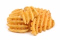 Criss cut fries Royalty Free Stock Photo