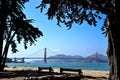 The Golden Gate Bridge seen from Crissy Field - San Francisco, California Royalty Free Stock Photo