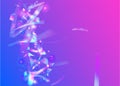 Cristal Effect. Party Vaporwave Serpentine. Fantasy Foil. Bright Royalty Free Stock Photo