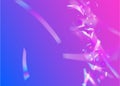 Cristal Tinsel. Violet Shiny Effect. Webpunk Art. Blur Burst. Tr Royalty Free Stock Photo