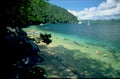 Cristall clear water for diving and beach holidays on a cruise i