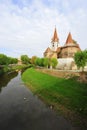 Cristian fortified church - Sibiu, Transylvania Royalty Free Stock Photo