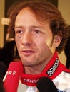 Cristiano da Matta, Toyota F1 driver (2004) Royalty Free Stock Photo