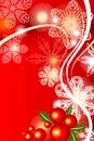 Cristmas background red Royalty Free Stock Photo