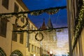 Cristmas decoration in Funchal Madeira Royalty Free Stock Photo