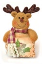 Cristmass bear soft toy Royalty Free Stock Photo