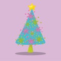 cristmast decor tree festive 17 Royalty Free Stock Photo