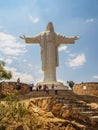 Cristo de la Concordia on the San Pedro hill in the city of Cochabamba