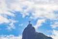 Cristo Redentor on the Corcovado mountain Rio de Janeiro Brazil Royalty Free Stock Photo