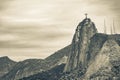 Cristo Redentor on the Corcovado mountain Rio de Janeiro Brazil Royalty Free Stock Photo