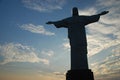 Christ the Redeemer (Cristo Redentor) statue. Corcovado hill. Rio de Janeiro, Brazil Royalty Free Stock Photo