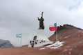 Cristo Redentor - Cordillera de los Andes Royalty Free Stock Photo