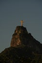 Cristo Redentor in the morning sunlight