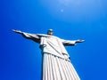 Cristo Redentor statue at the Corcovado mountain in Rio de Janeiro, Brazil. Royalty Free Stock Photo