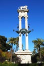 Cristobal Colon monument, Seville, Spain.