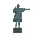 Cristobal Colon sculpture icon