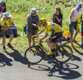 Cristopher Froome in Yellow Jersey - Tour de France 2016