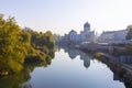 Crisul Repede river in Oradea Royalty Free Stock Photo