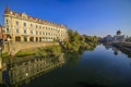 Crisul Repede river in Oradea Royalty Free Stock Photo