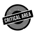 Critical Area rubber stamp