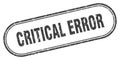 critical error stamp Royalty Free Stock Photo