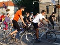 Critical Mass, Lublin, Poland Royalty Free Stock Photo