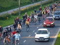 Critical Mass, Lublin, Poland Royalty Free Stock Photo