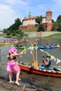 Critical Mass on Wawes, ecological manifestation on Vistula river in Cracow, Poland.