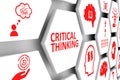 CRITICAL THINKING Concept Cell Background