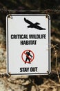 Critical Wildlife Habitat - Stay Out