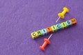 Criticism Concept: Text Made of Wooden Cubes on Table Royalty Free Stock Photo