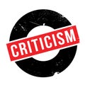 Criticism rubber stamp Royalty Free Stock Photo