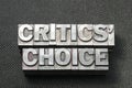 Critics choice bm