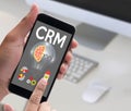 CRM Business Customer CRM Management Analysis Service Concept ,
