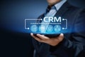CRM Customer Relationship Management Business Internet Techology Concept Royalty Free Stock Photo