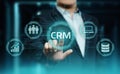 CRM Customer Relationship Management Business Internet Techology Concept