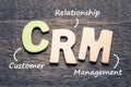 CRM Customer Relationship Management Royalty Free Stock Photo