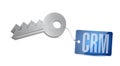 crm key tag illustration design Royalty Free Stock Photo