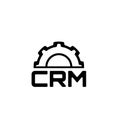 CRM Platform Icon. Flat Design