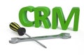 CRM repairs concept