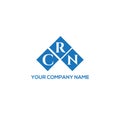 CRN letter logo design on white background. CRN creative initials letter logo concept. CRN letter design