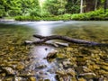 Crna rijeka Black RIver in Plitvice national park