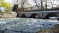 Crni Drim stream flowing into the Ohrid Lake