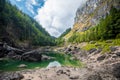 Crno Jezero,near waterfall savica, Triglav National Park.