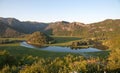 Crnojevica River into Lake Skadar National Park, Montenegro Royalty Free Stock Photo