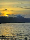 Croagh Patrick from Clew Bay County Mayo Ireland Royalty Free Stock Photo