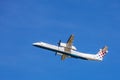 Croatia Airlines Dash-8 airborne at Zagreb Airport