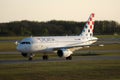 Croatia Airlines plane taxiing in Munich Airport, MUC